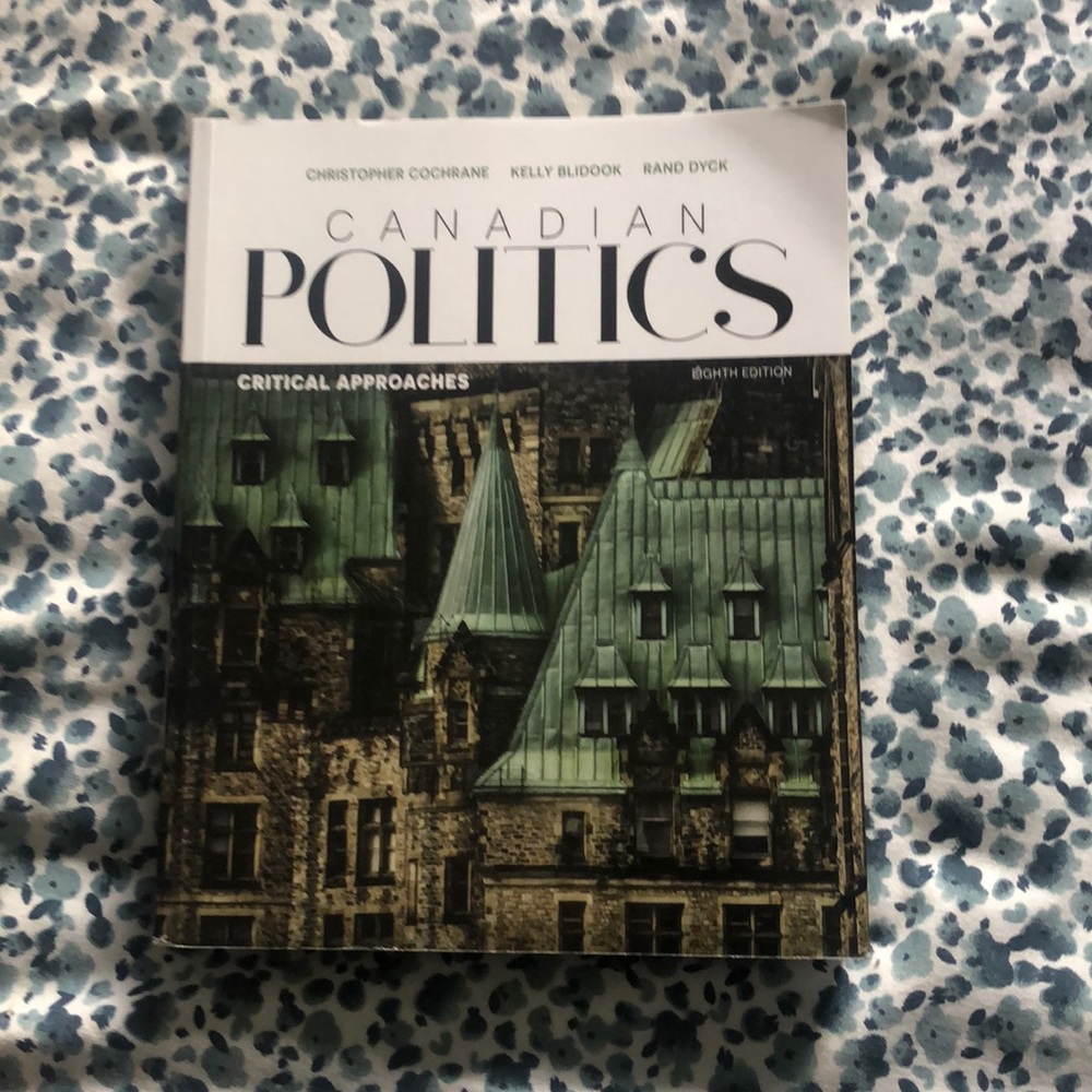 canadian politics critical approaches textbook